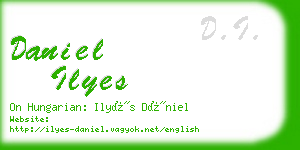 daniel ilyes business card